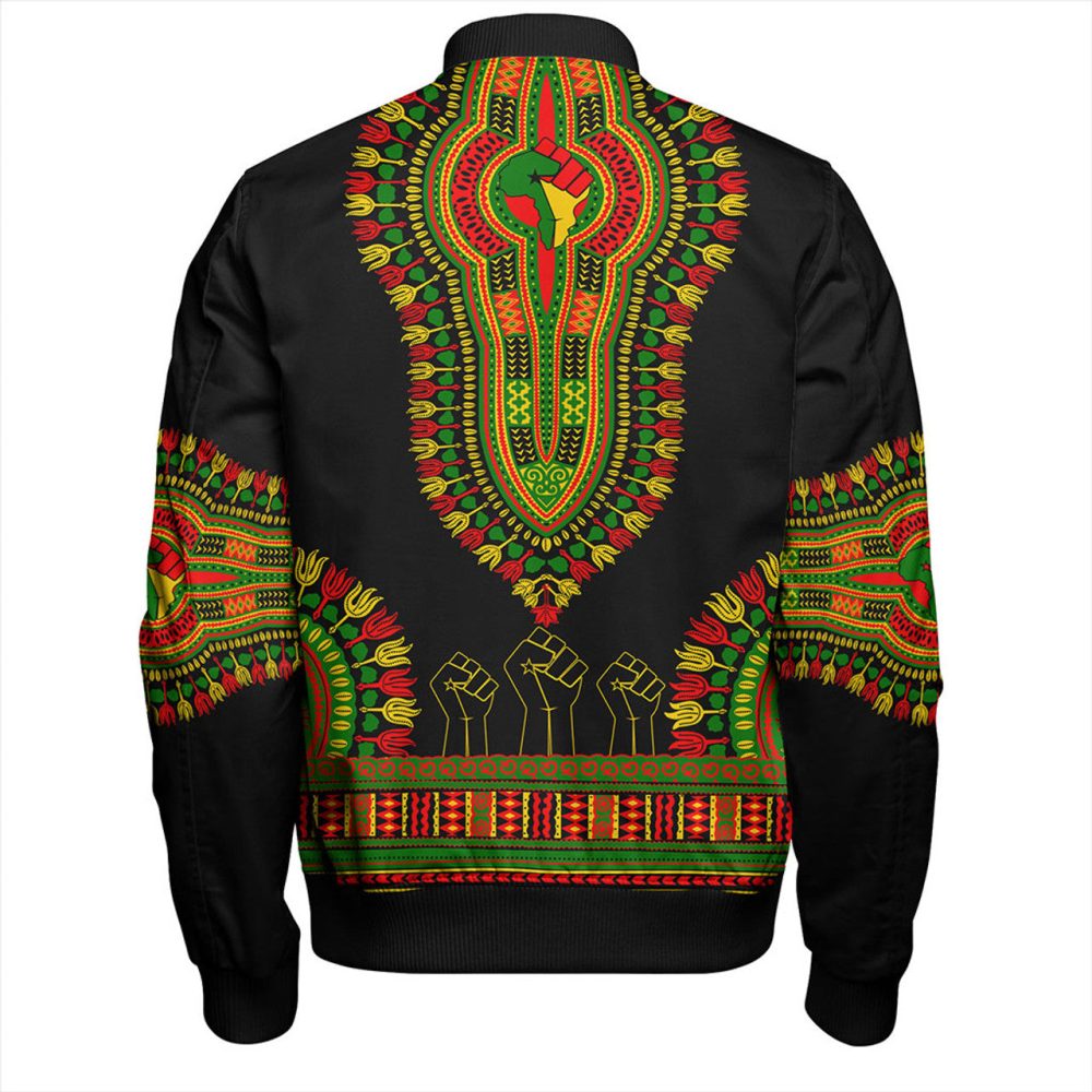 Africa Americans Bomber Jacket Juneteenth Tribal African Patterns Bomber Colorful Unisex Jacket Jacket