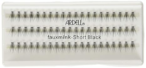 Ardell Faux Mink Individual Lashes – Short Black, Pack of 4