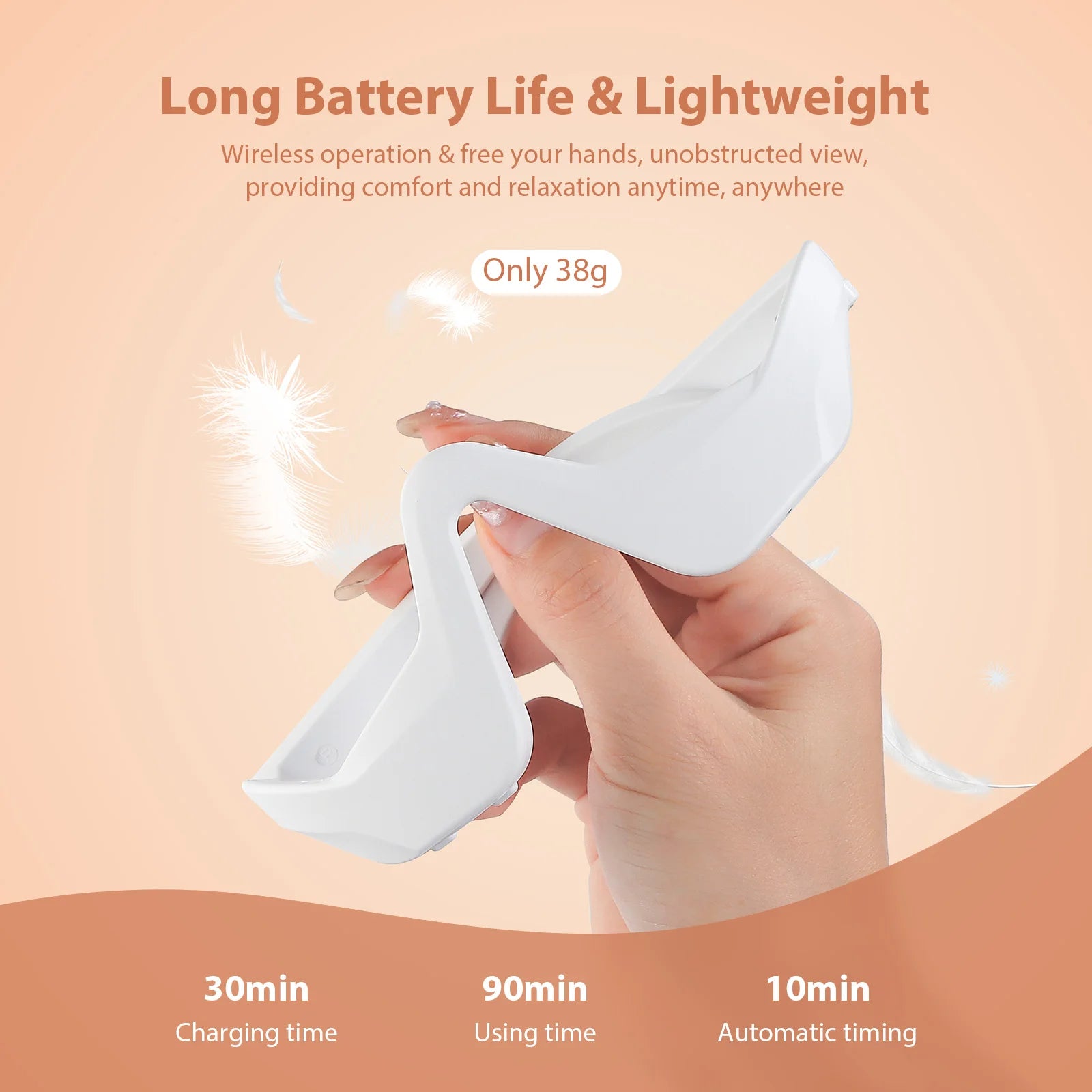 EMS Red Light Eye Massager – Anti-Wrinkle Beauty Device for Dark Circle Removal & Eye Fatigue Relief